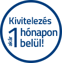Kivitelezés akár 1 hónapon bellül!